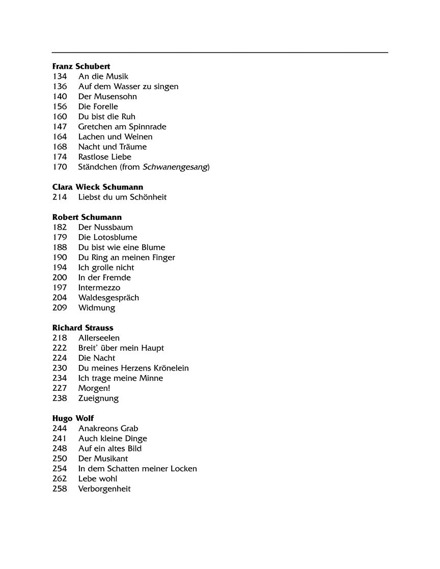 The Lieder Anthology