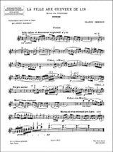 Debussy: La fille aux cheveux de lin (arr. for violin & piano)