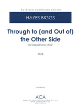 H. Biggs: Through to (and Out of) the Other Side