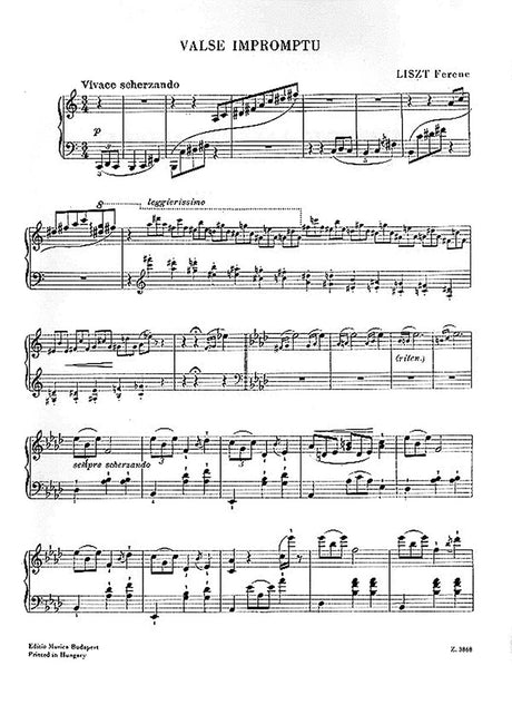 Liszt: Valse-Impromptu / Petite valse favorite