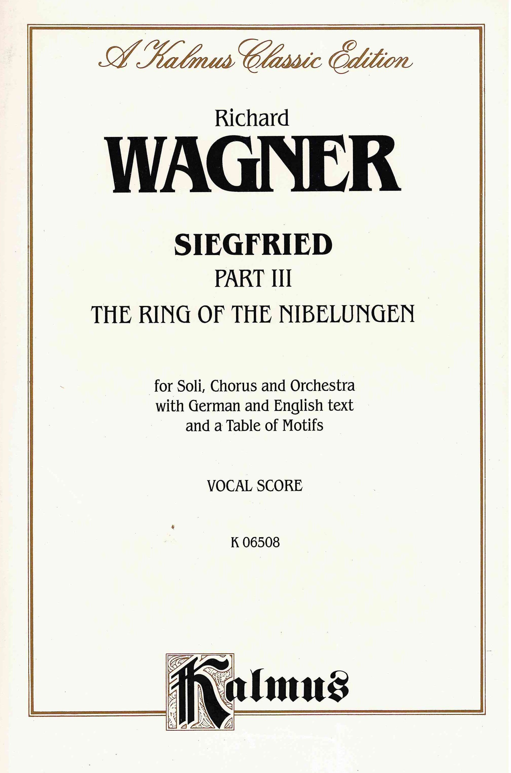 RICHARD WAGNER SIEGFRIED DECCA ドイツ製　未開封品 Wagner: Siegfried – Ficks Music