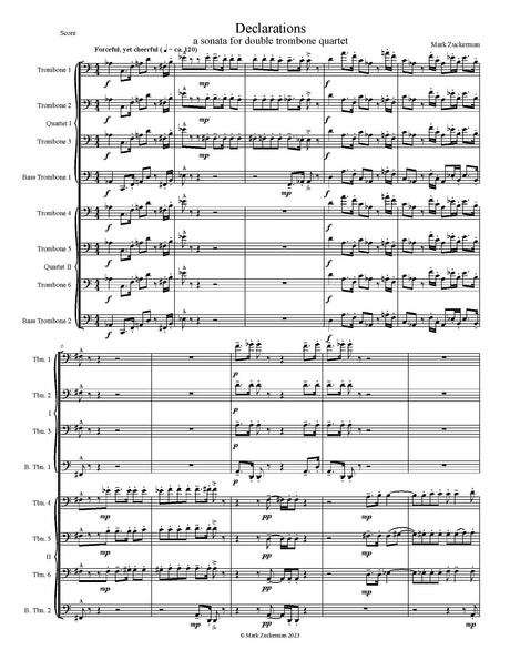 Zuckerman: Declarations