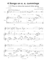 Dougherty: 4 Songs on e. e. cummings