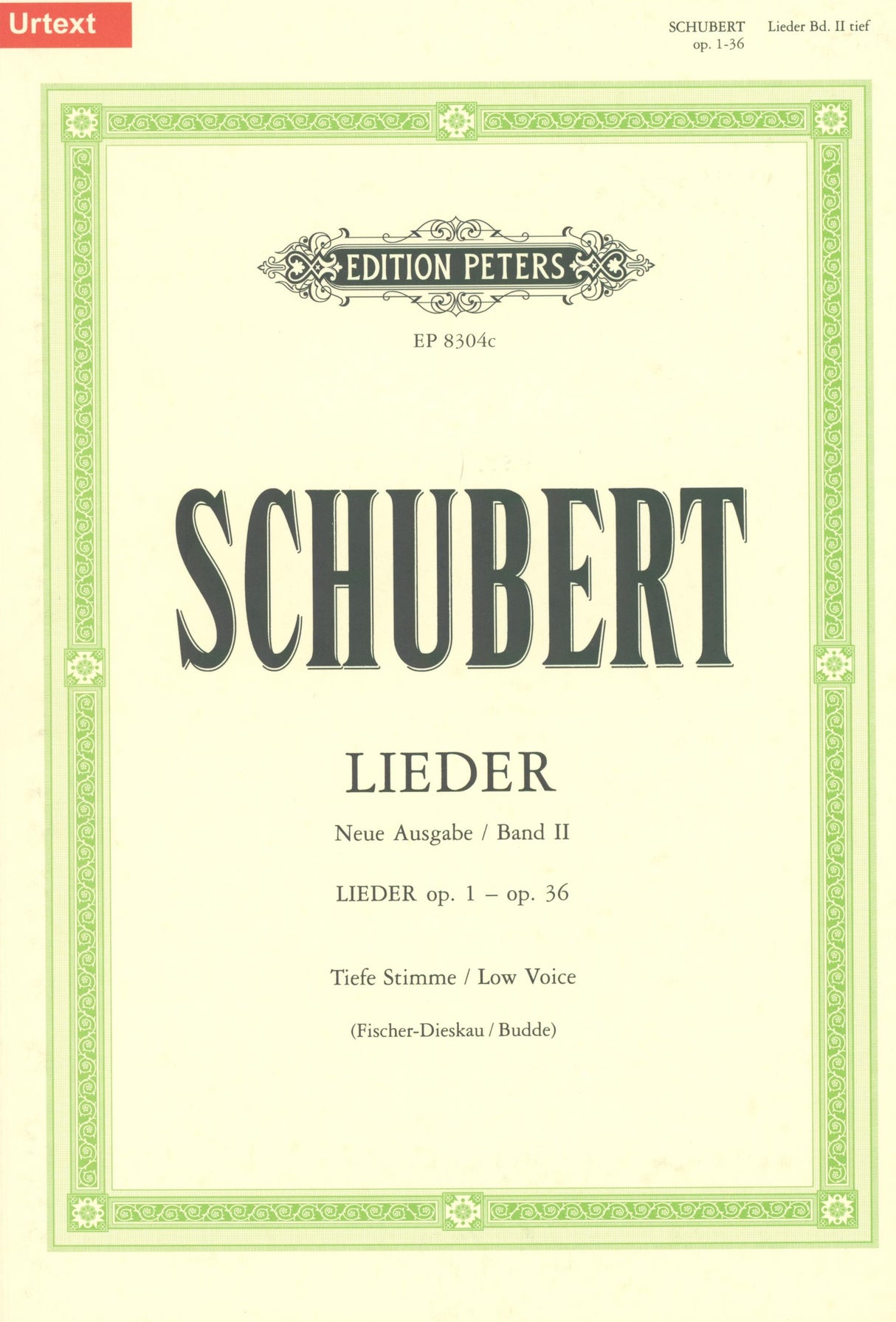 Schubert: Lieder - Volume 2 (Opp. 1-36)