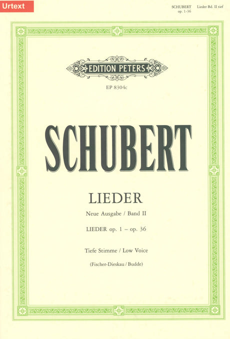 Schubert: Lieder - Volume 2 (Opp. 1-36)