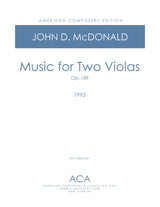McDonald: Music for 2 Violas, Op. 189