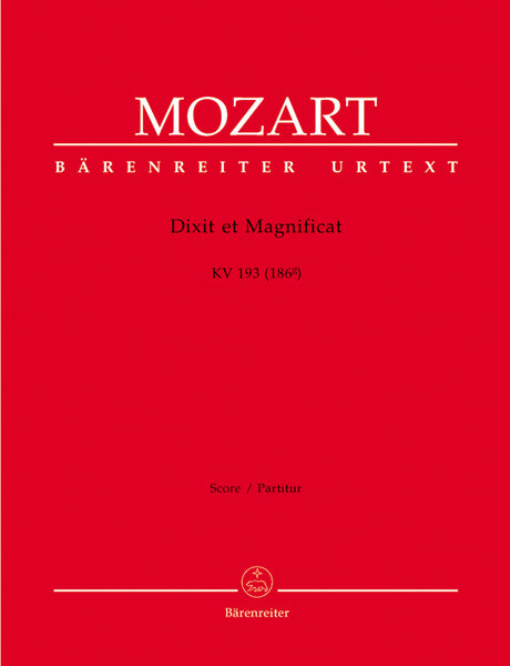 Mozart: Dixit et Magnificat, K. 193 (186g)