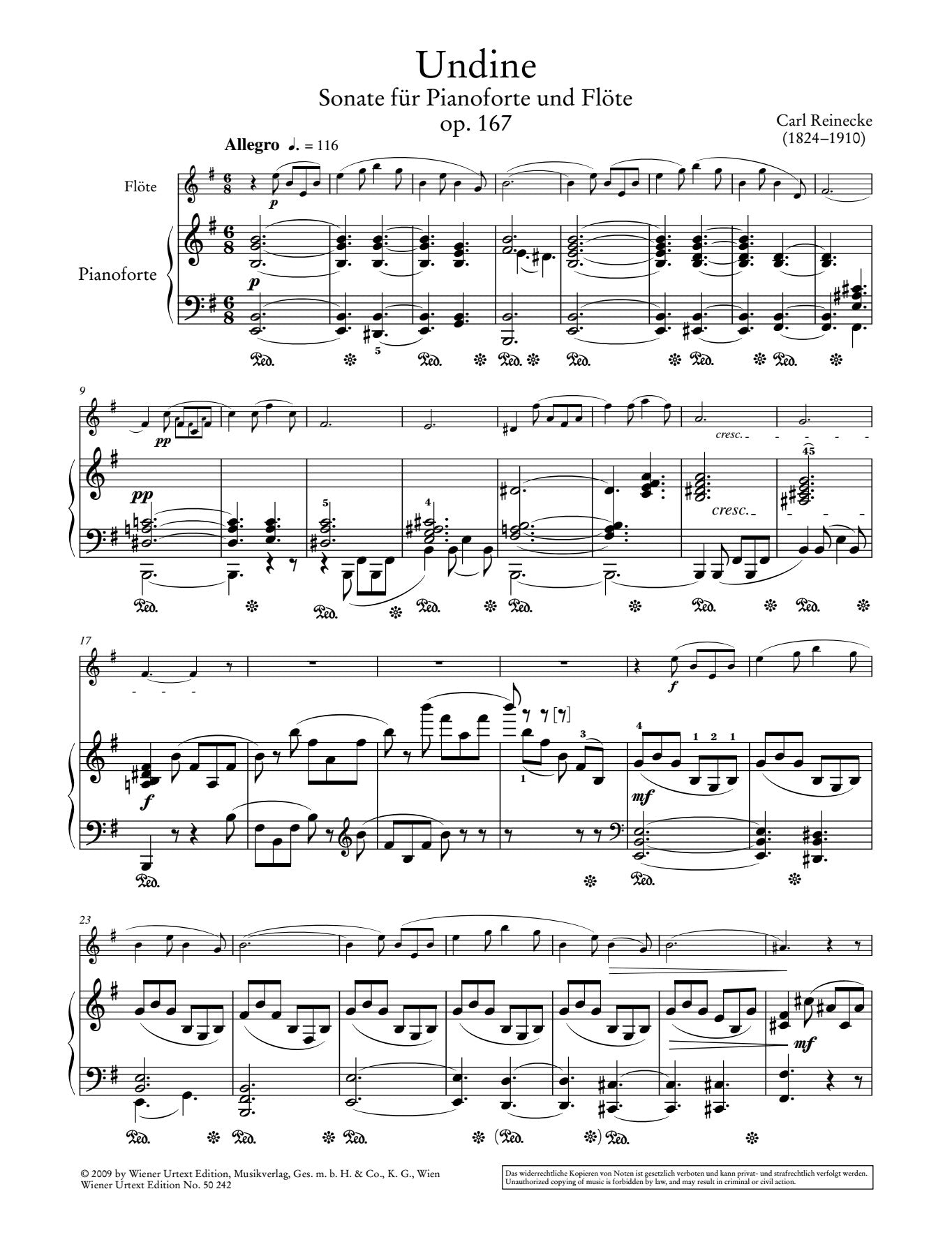 Reinecke: Undine, Op. 167 (Version for Flute) – Ficks Music