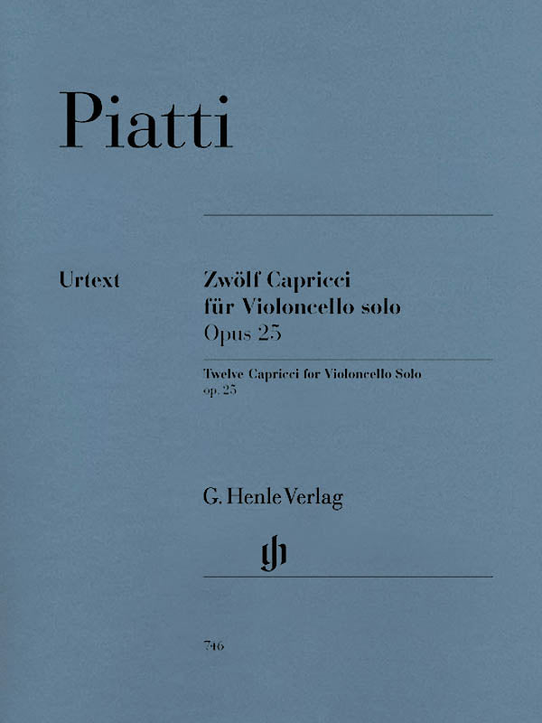 Piatti: 12 Caprices, Op. 25