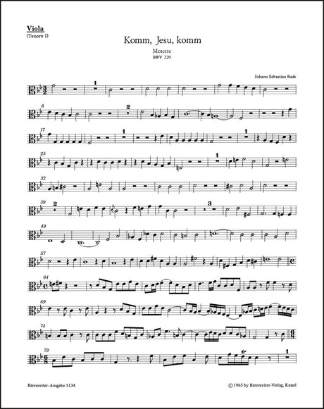 Bach: Komm, Jesu, komm, BWV 229