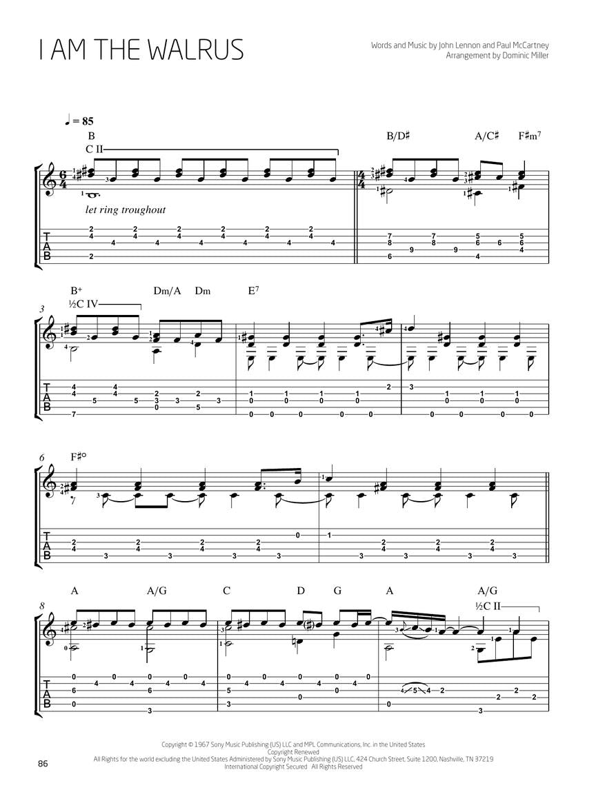 The Beatles: Arranged for Solo Guitar by Dominic Miller
