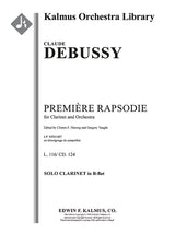 Debussy: Première Rhapsodie