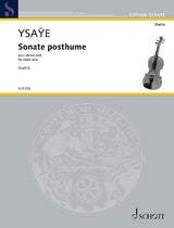 Ysaÿe: Sonata posthume, Op. 27bis