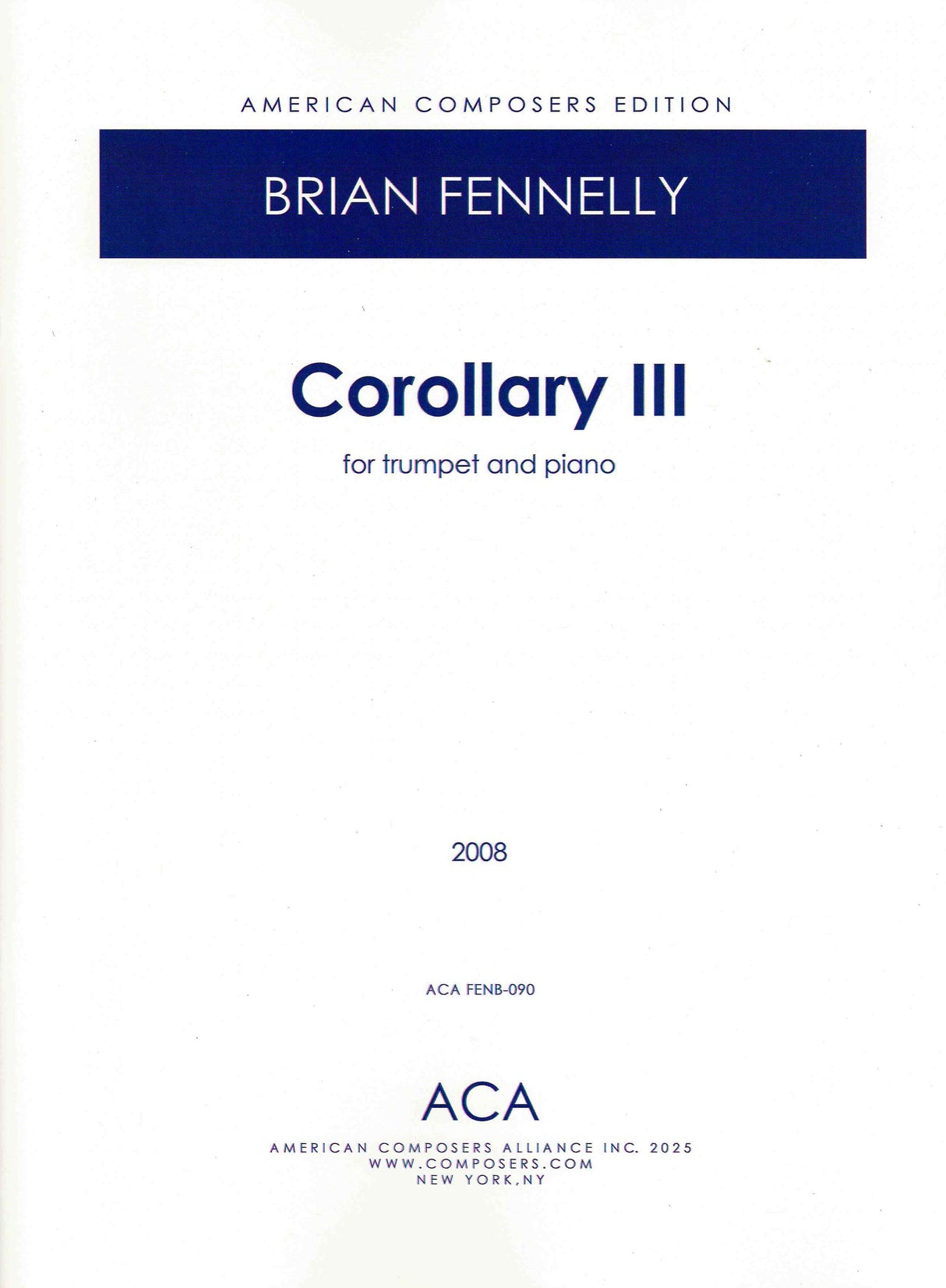 Fennelly: Corollary III
