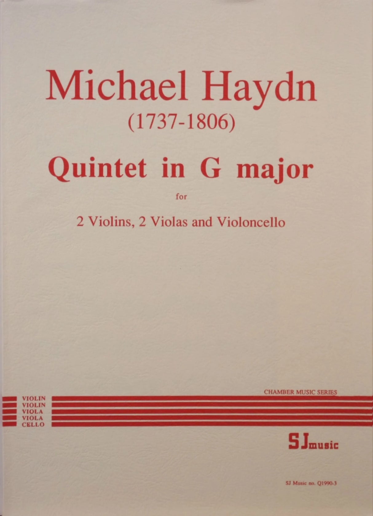 M. Haydn: String Quintet in G Major, MH 189