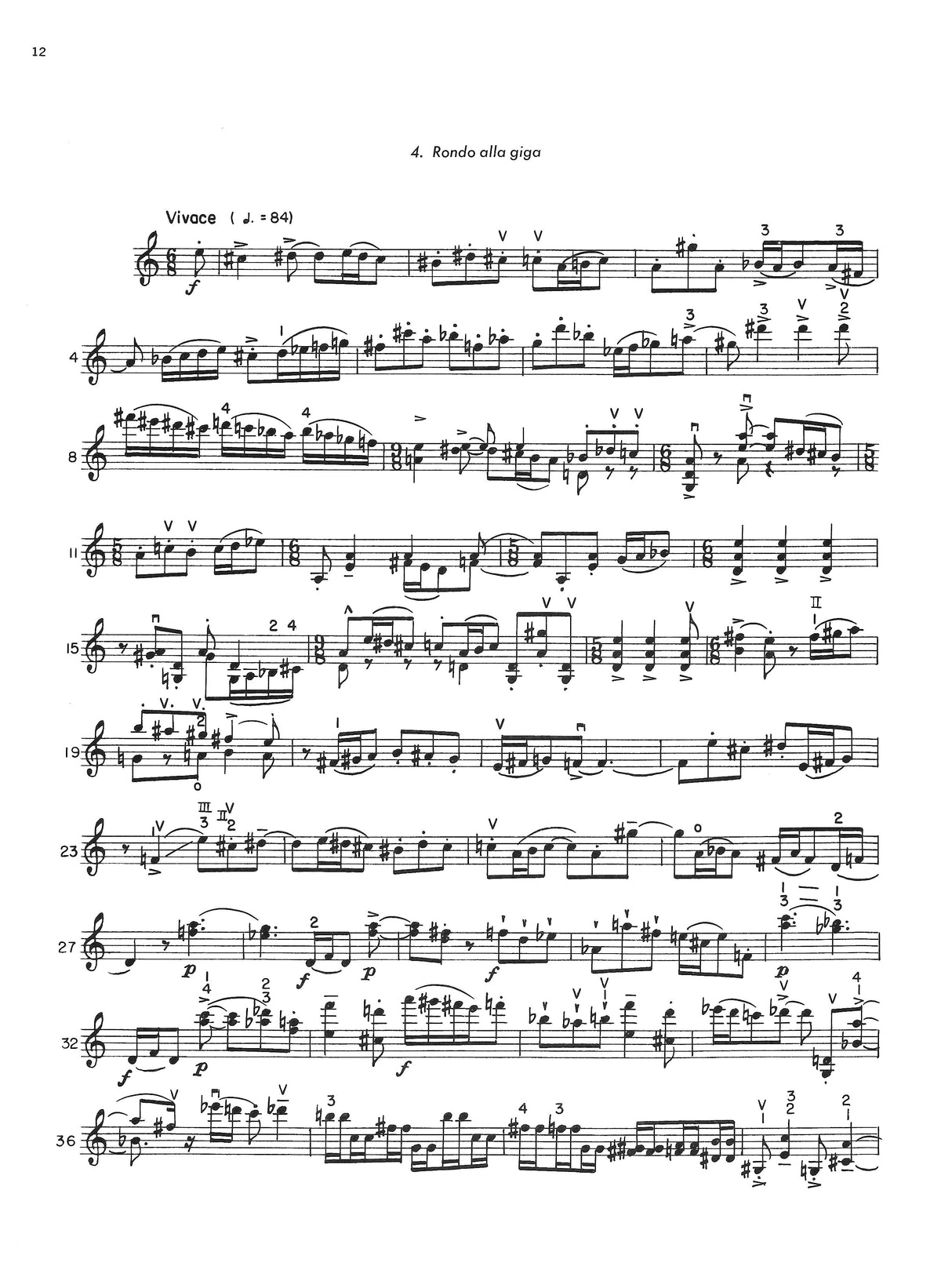 Stevens: Suite for Solo Violin
