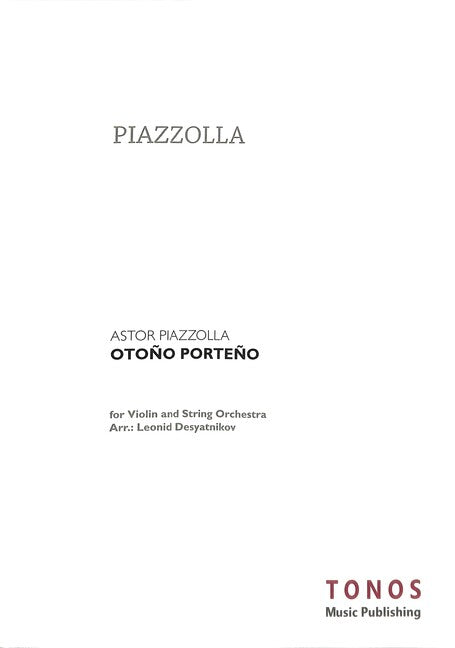 Piazzolla: Otoño porteño (arr. for violin & orchestra)