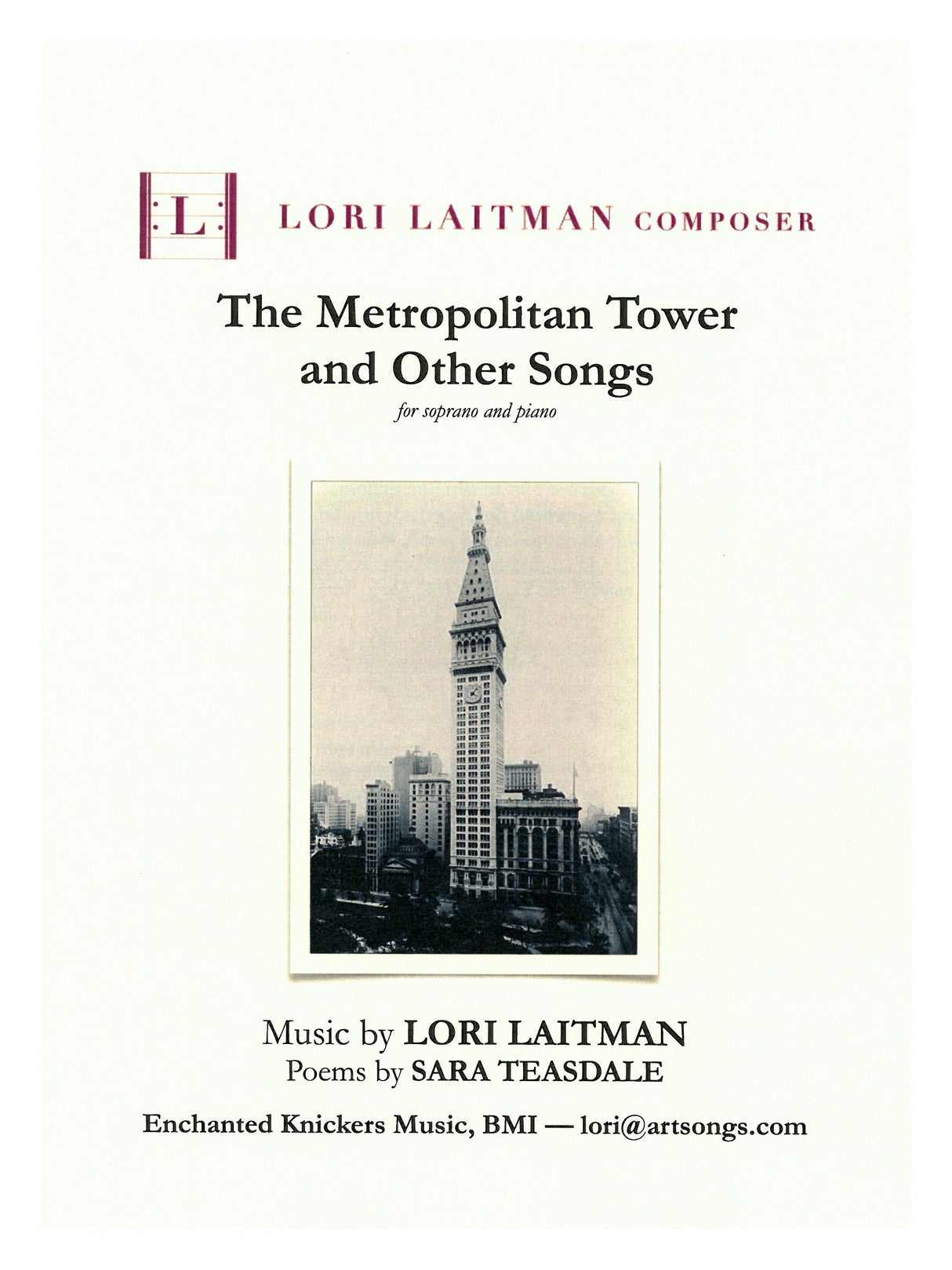 Laitman: Metropolitan Tower and Other Songs