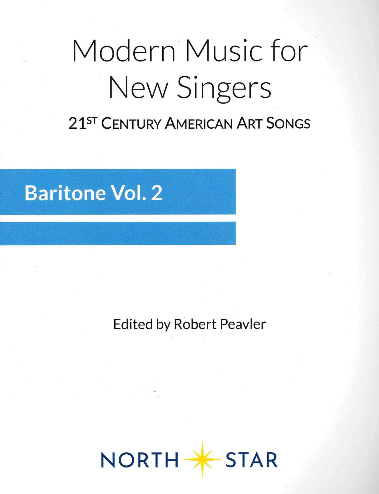 Modern Music for New Singers - Baritone Volume 2
