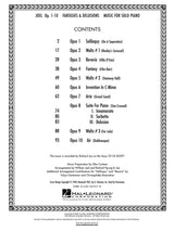 Joel: Fantasies & Delusions, Opp. 1-10