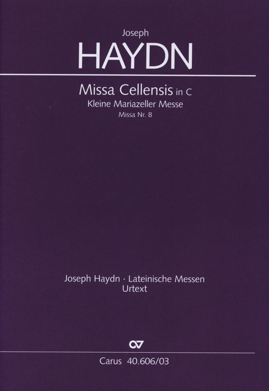 Haydn: Missa Cellensis, Hob. XXII:8