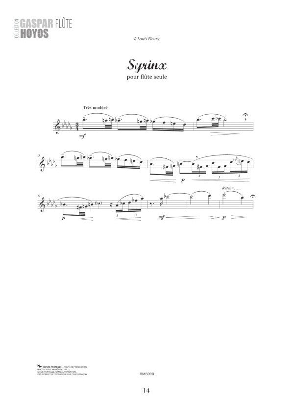 Debussy: Syrinx