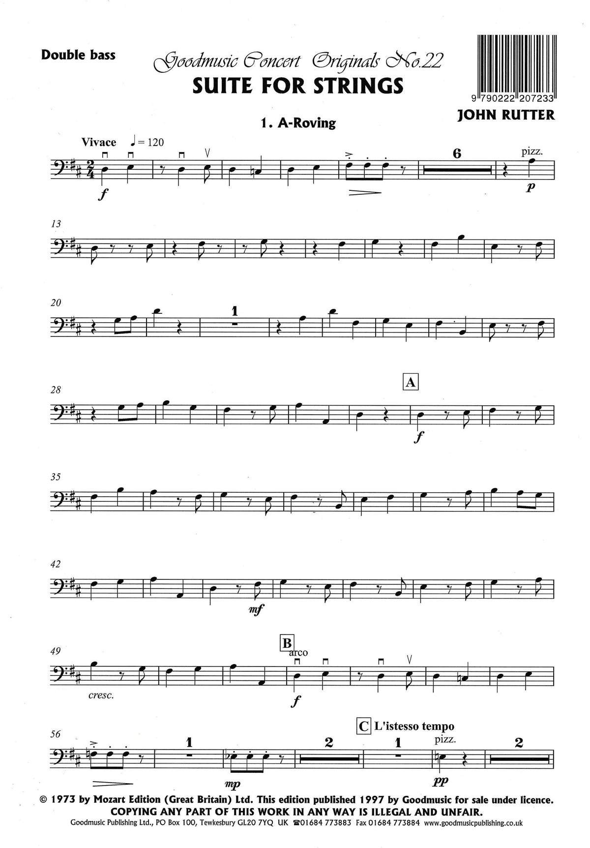 Rutter: Suite for Strings