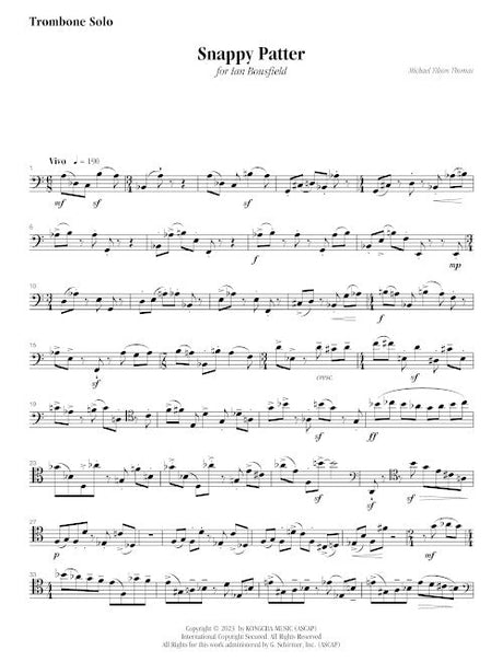 Tilson Thomas: Snappy Patter