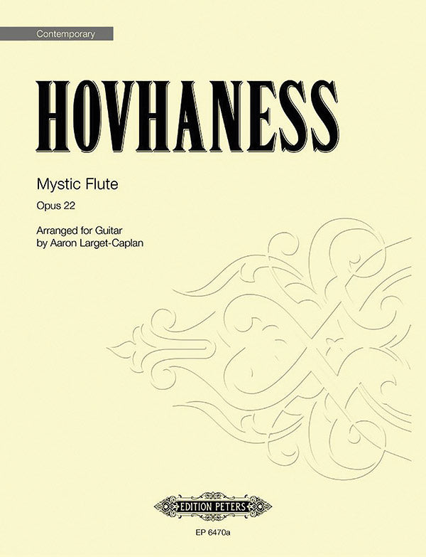 Alan Hovhaness: Mystic Flute (arr. for guitar)