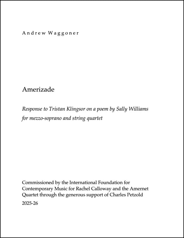 Waggoner: Amerizade