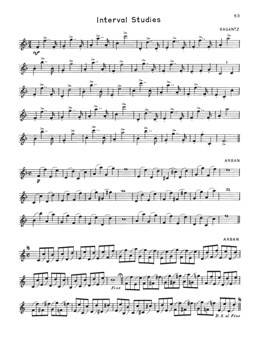 Selected Studies for Cornet/Trumpet