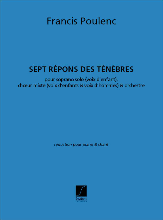 Poulenc: Sept répons des ténèbres – Ficks Music