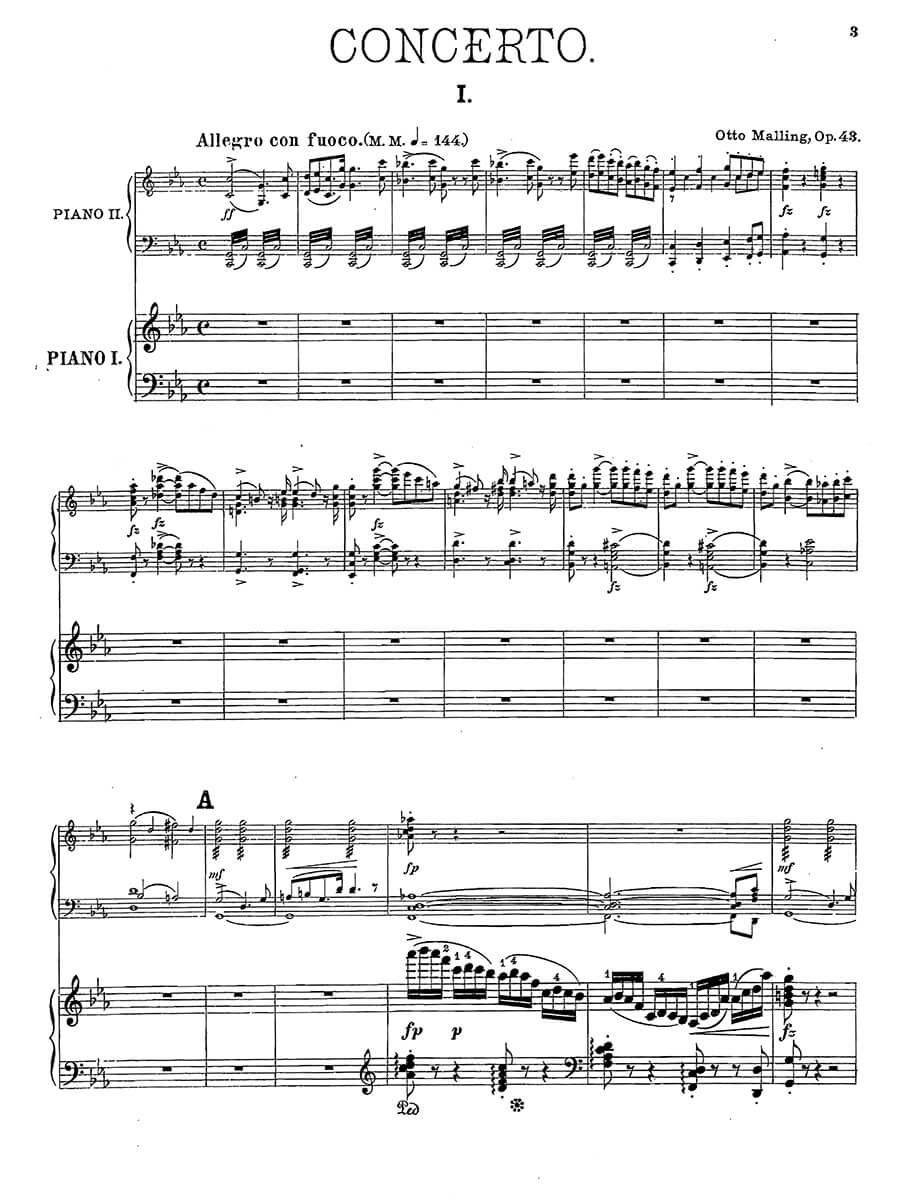 Malling: Piano Concerto in C Minor, Op. 43