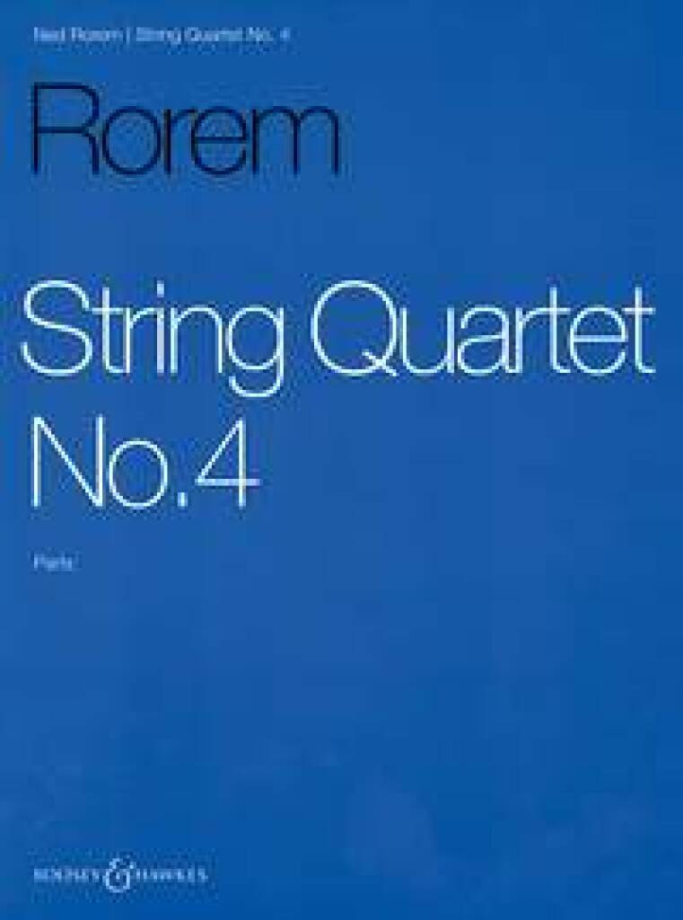 Rorem: String Quartet No. 4