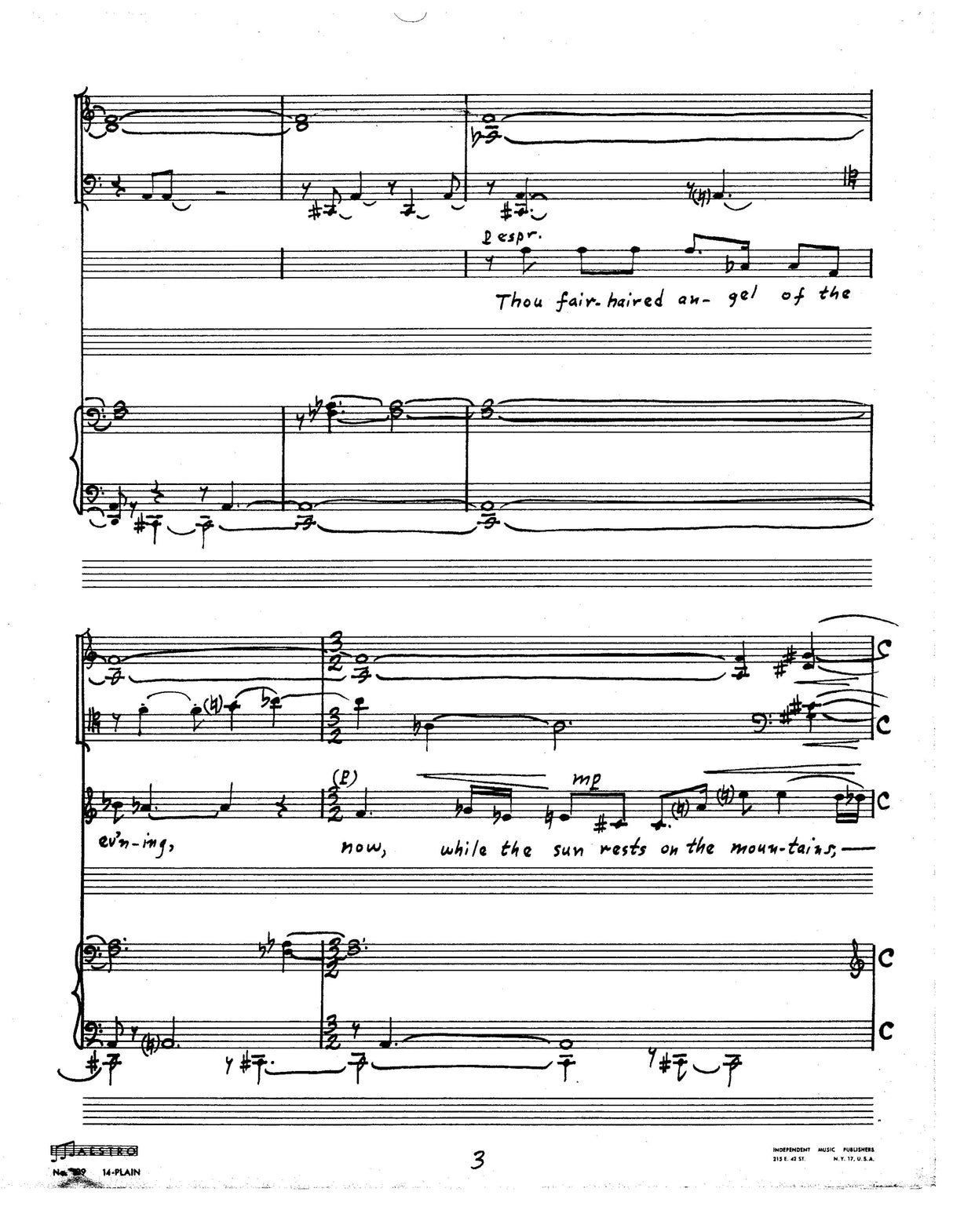 Kay: Triptych on Texts of Blake