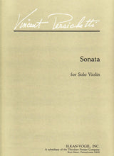 Persichetti: Sonata for Solo Violin, Op. 10