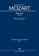 Mozart: Requiem, K. 626 (completed by Süssmayr)