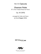 Tchaikovsky: Chanson Triste, Op. 40, No. 2
