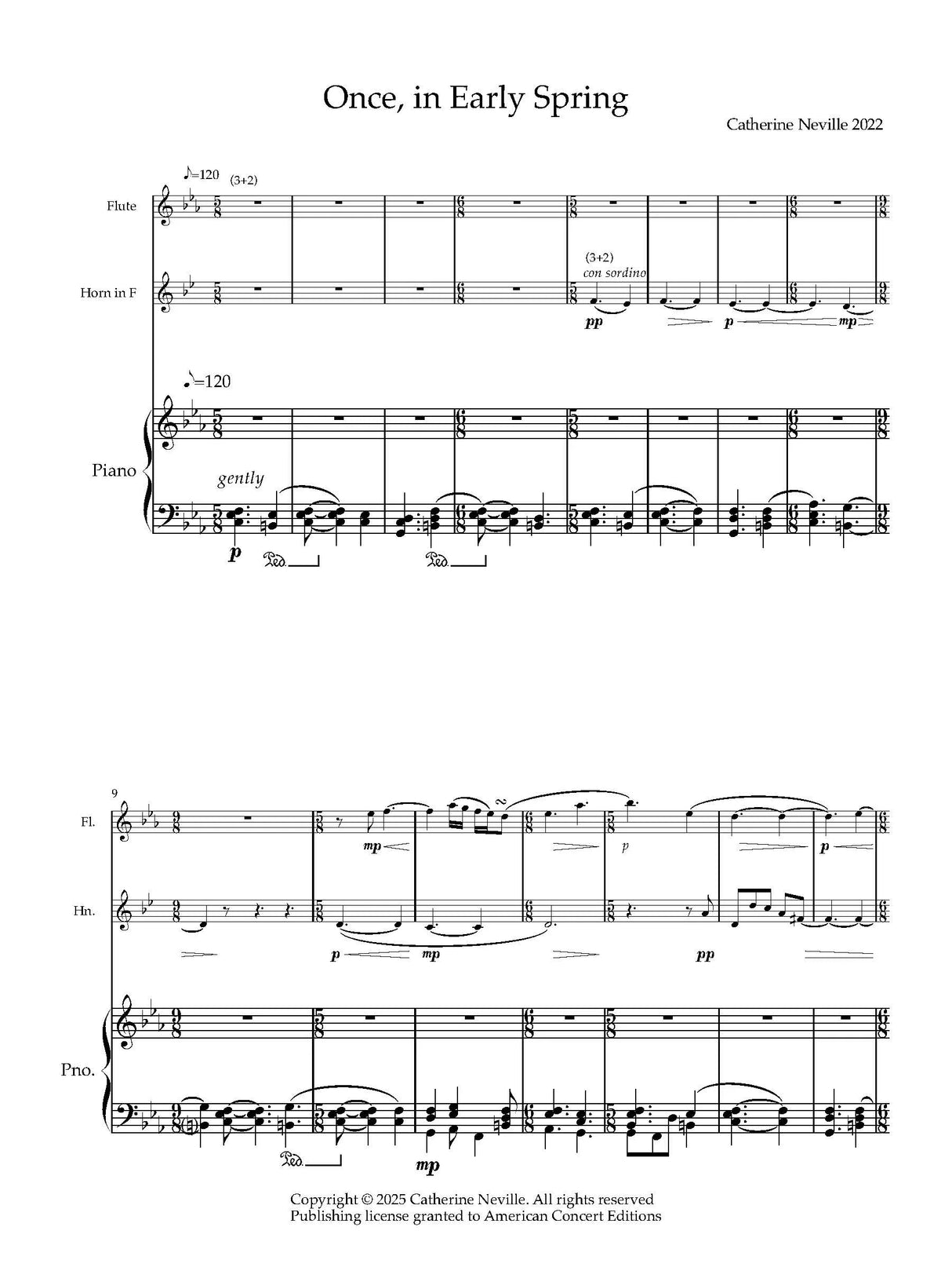 Neville: Once, in Early Spring