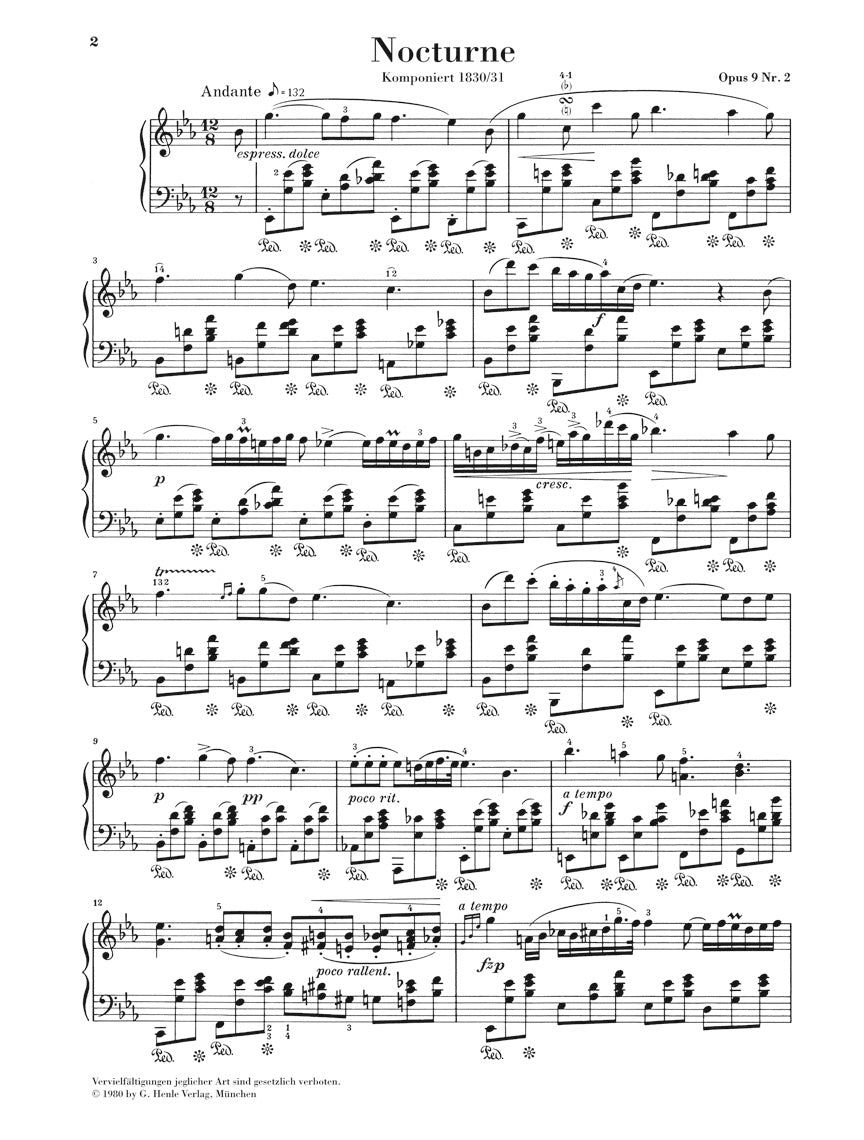 Chopin: Nocturne in E-flat Major, Op. 9, No. 2