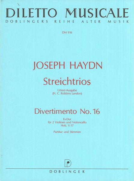 Haydn: Divertimento in E-flat Major, Hob. V:17