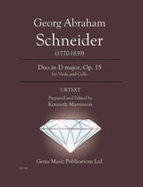 G.A. Schneider: Duo in D Major, Op. 15