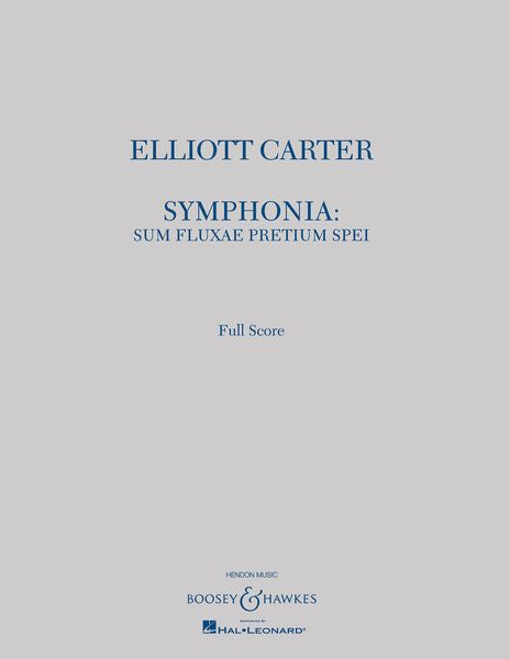 E. Carter: Symphonia - sum fluxae pretium spei