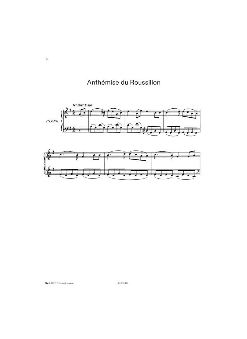 Tailleferre: Fleurs de France