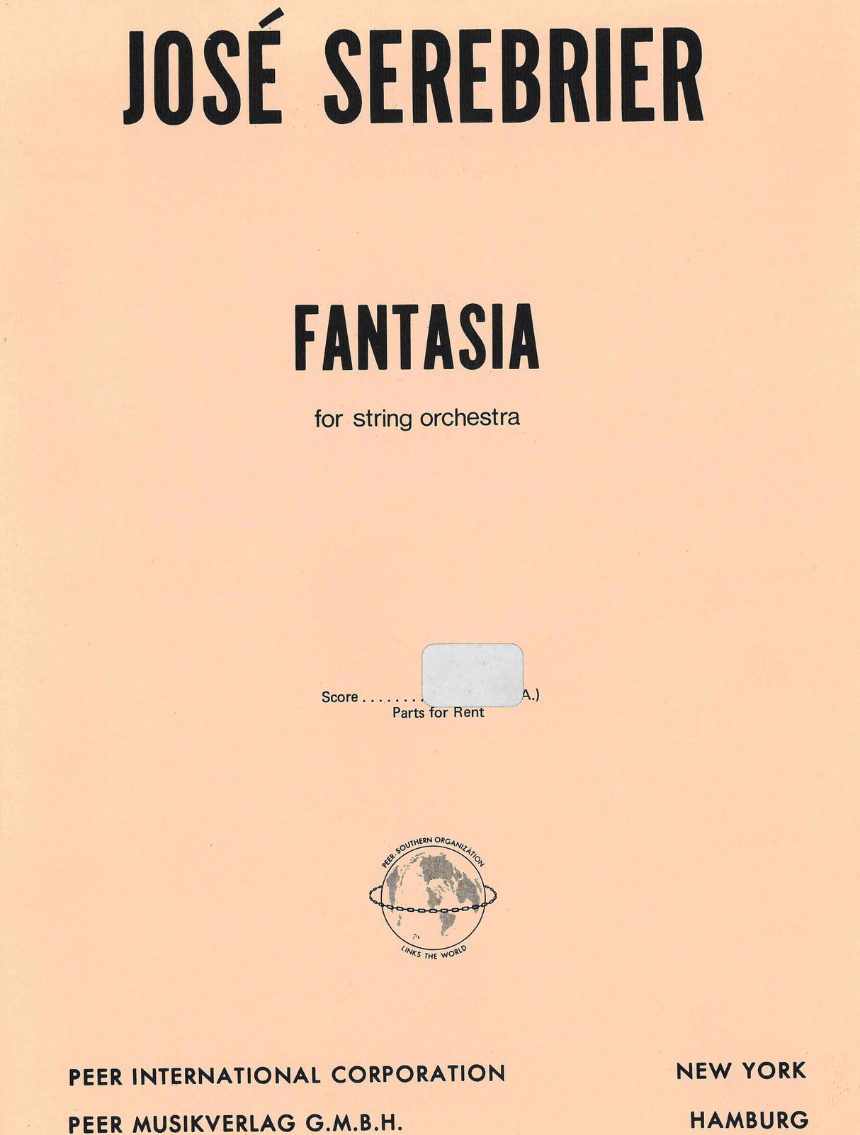 Serebrier: Fantasia for String Orchestra