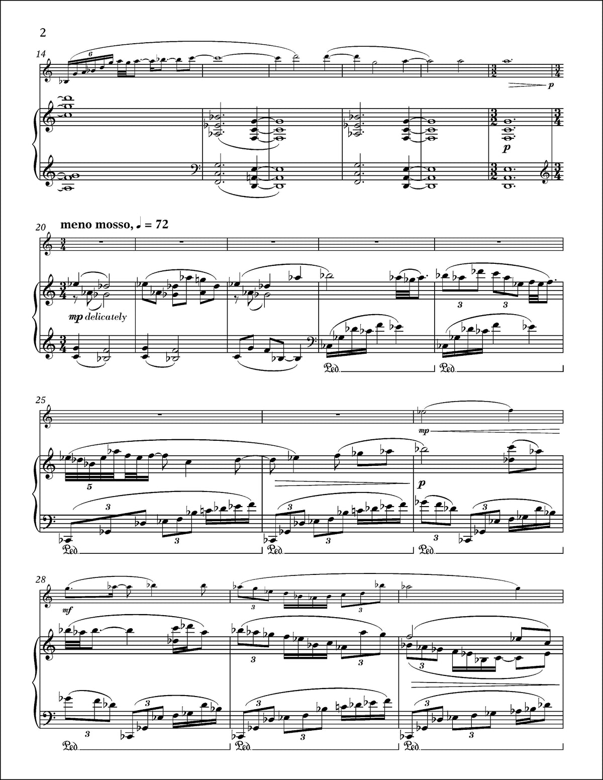 Lee III: Tenor Sax Sonatina