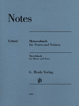 Notes: Sketchbook for Music - 32 pages