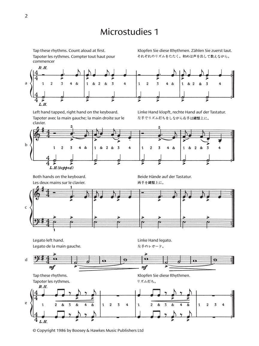Norton: Microjazz for Piano - Collection 1