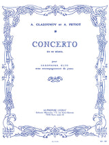 Glazunov: Alto Saxophone Concerto in E-flat Major, Op. 109