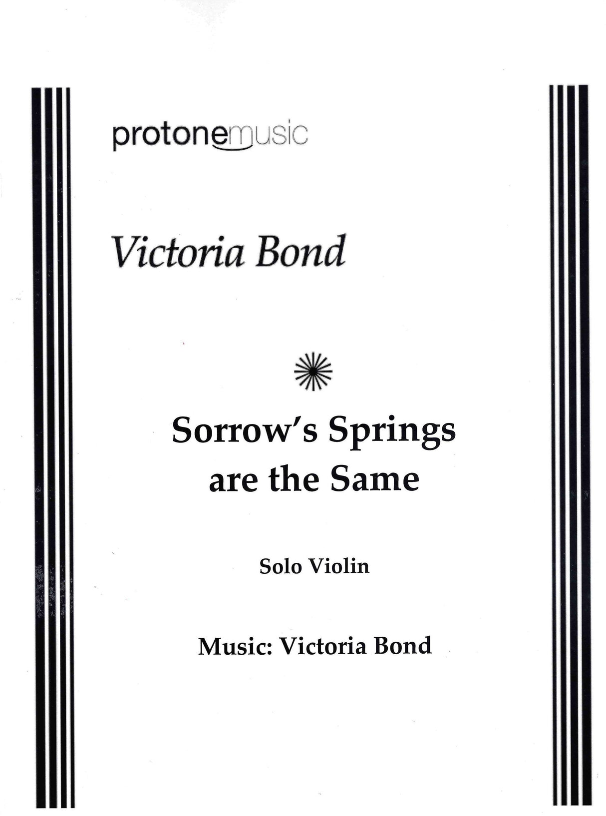 Bond: Sorrow's Springs are the Same